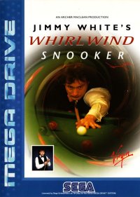 Jimmy White's 'Whirlwind' Snooker PAL Sega Mega Drive PAL box art
